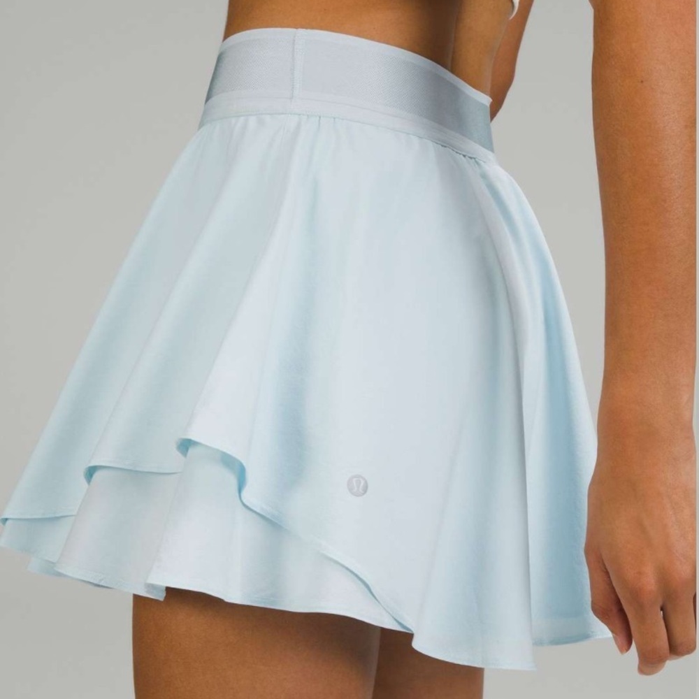 Lululemon Court‎ Revival Windmill Blue High Rise Skirt Long